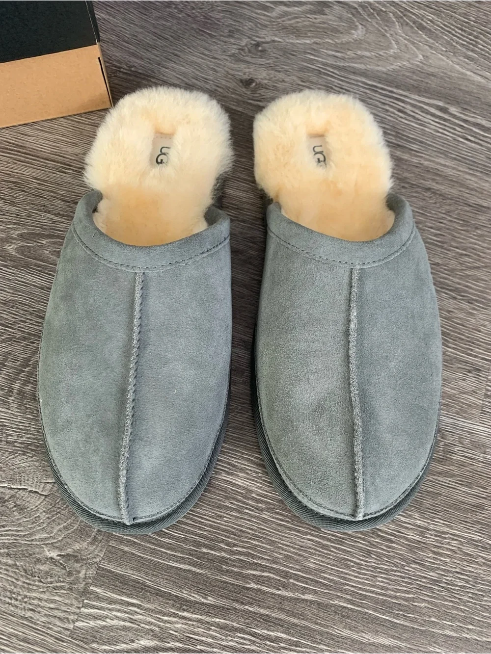 UGG Men's vanwyn Suede Shearling-Lined Slipper